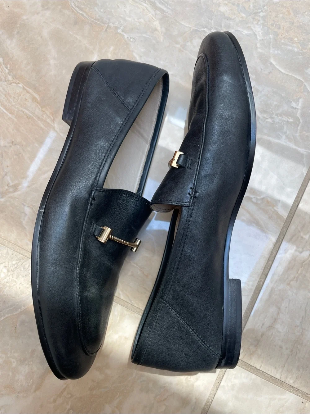 Sam Edelman Lior Black Loafers Size 9